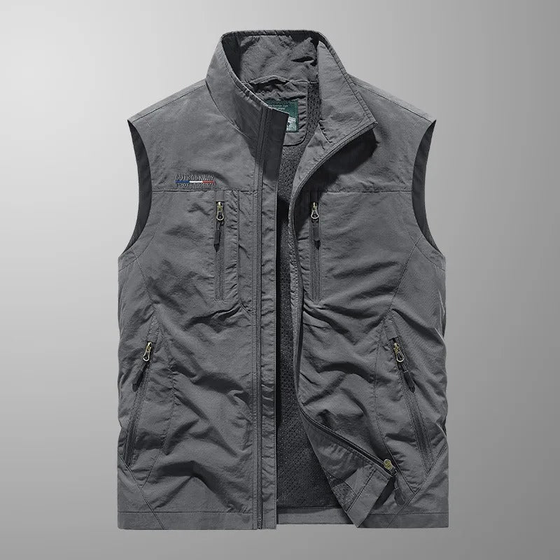 Michael™ | Lekka kamizelka outdoorowa z wieloma kieszeniami