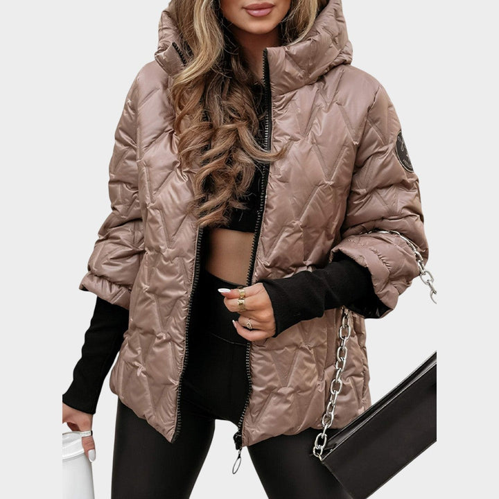 Christina™ | Kurtka z kapturem w stylu patchwork