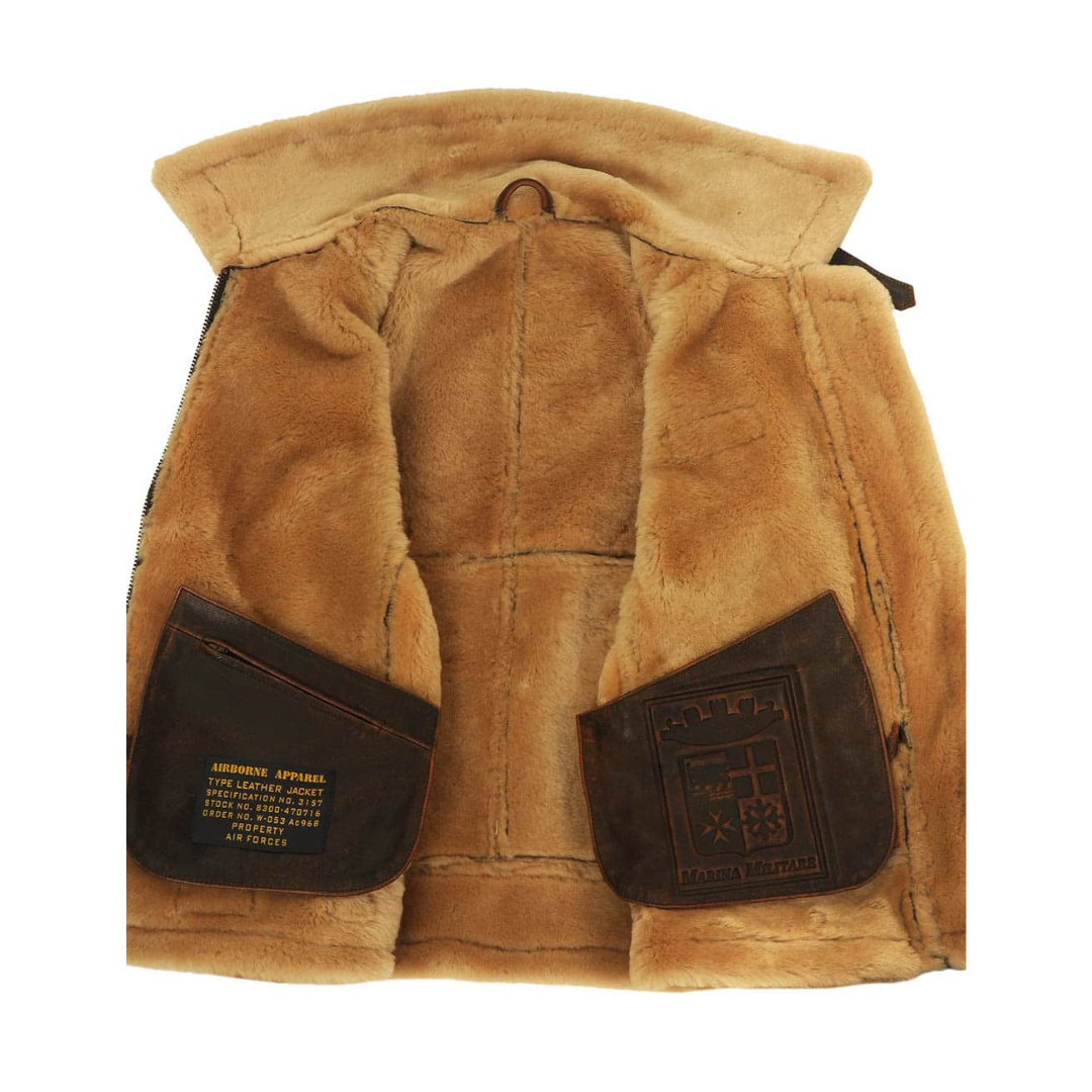 Harold™ | Kurtka Pilota z Dzianiny Shearling