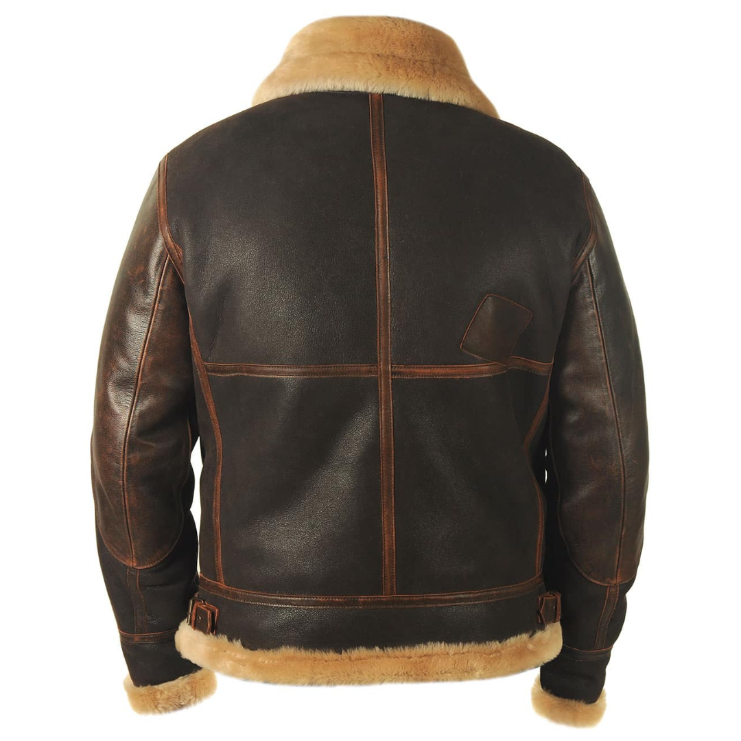 Harold™ | Kurtka Pilota z Dzianiny Shearling