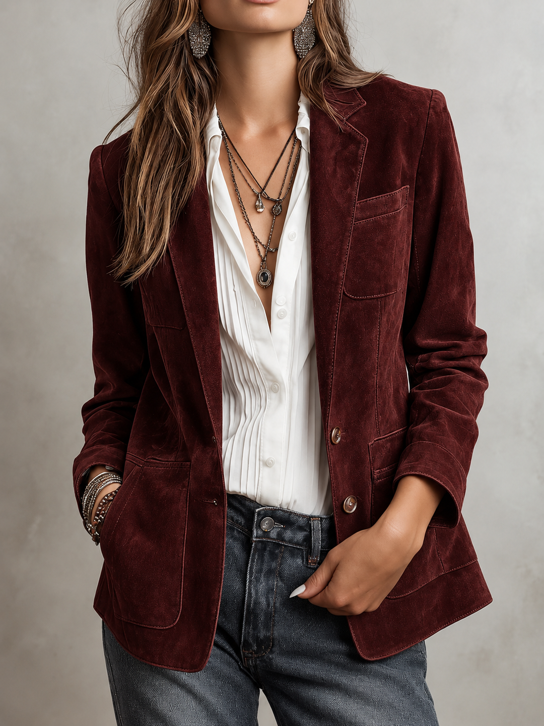 Amelia | brązowa marynarka vintage