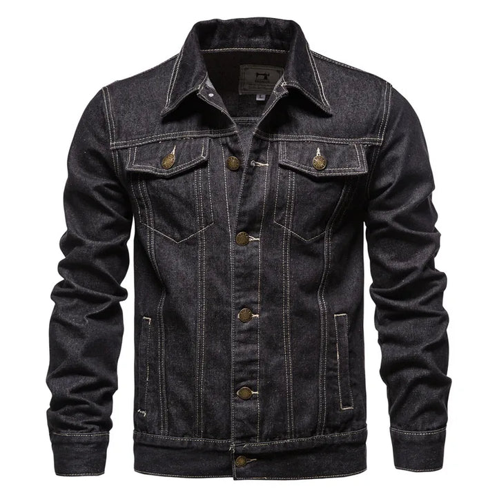 Stanisław | Kurtka Biker z Jeansu