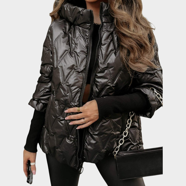 Christina™ | Kurtka z kapturem w stylu patchwork