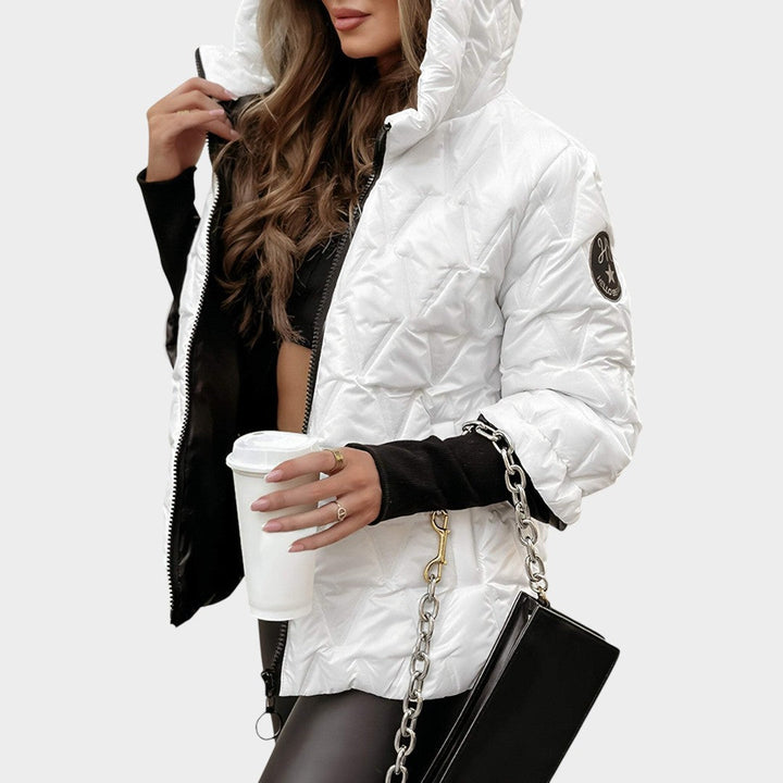 Christina™ | Kurtka z kapturem w stylu patchwork