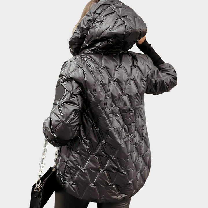 Christina™ | Kurtka z kapturem w stylu patchwork
