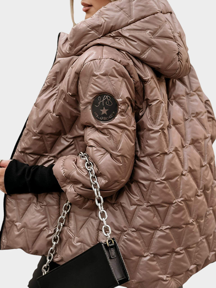 Christina™ | Kurtka z kapturem w stylu patchwork