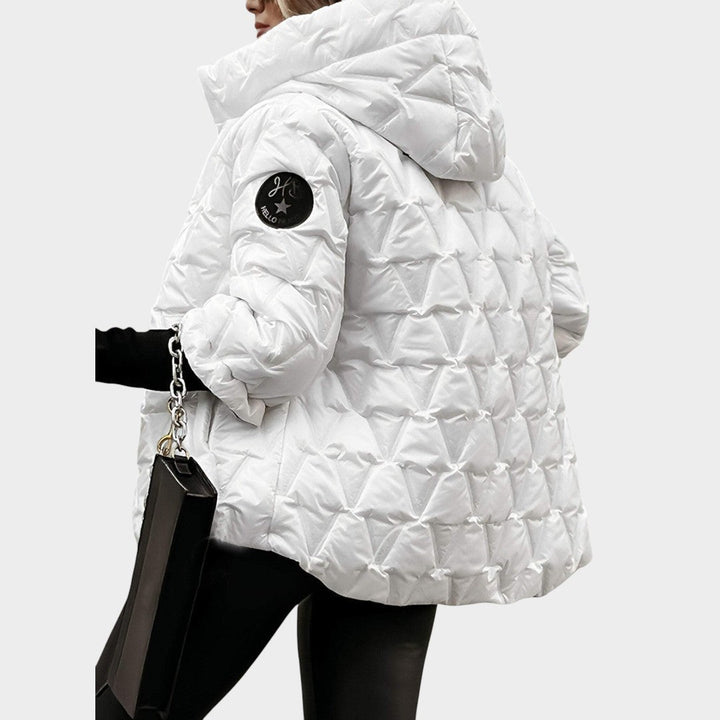 Christina™ | Kurtka z kapturem w stylu patchwork